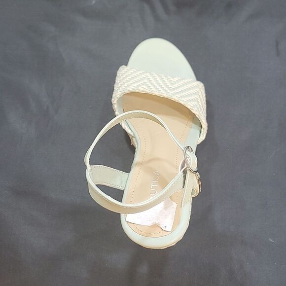 BRAND NEW NAUTICA OPEN TOE HIGH HEEL WEDGE SANDAL - Picture 15 of 15